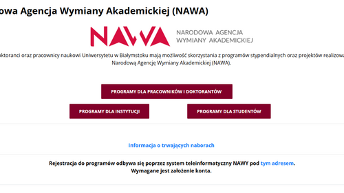 Narodowa Agencja Wymiany Akademickiej (NAWA)