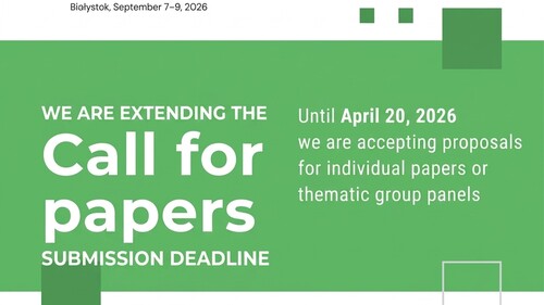 We invite you to visit the website of the 2nd Congress of Border and Frontier Researchers, which will take place on September 7–9, 2026 in Białystok.